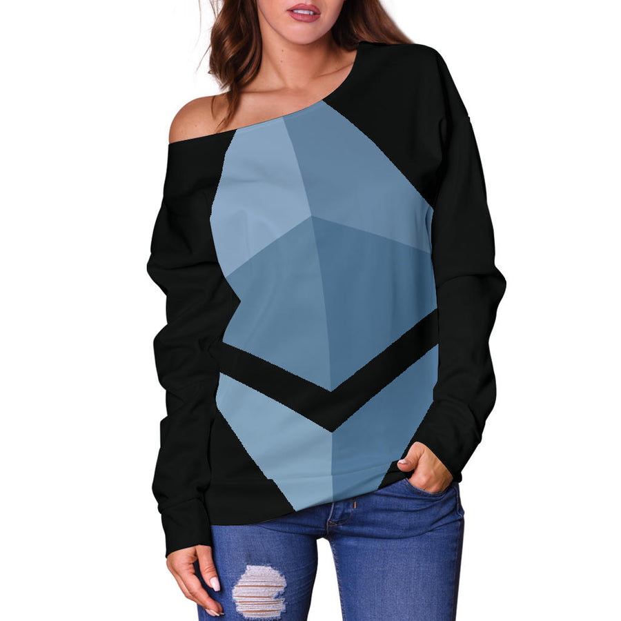 Ethereum Women's Off Shoulder Sweater