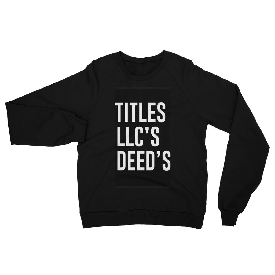 TITLES LLC' S Sweatshirt California Fleece Raglan Sweatshirt